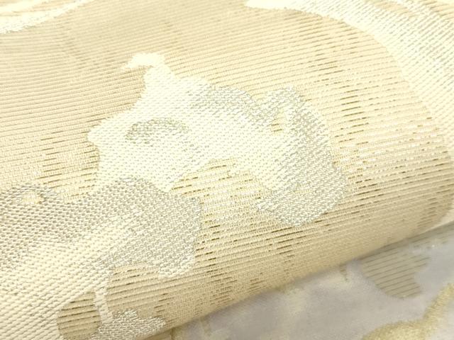 平和屋着物＊夏物　六通柄袋帯　立波丸文　金銀糸　正絹　逸品　CABL5405rv