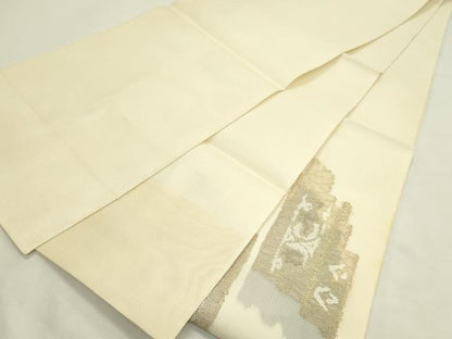 平和屋着物＊夏物　太鼓柄袋帯　抽象文　金糸　正絹　逸品　未使用　CABL5408rv