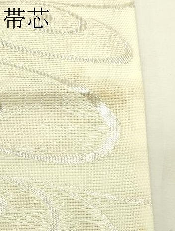 平和屋着物＊夏物　六通柄袋帯　流水秋草文　銀糸　正絹　逸品　未使用　CABL5410rv