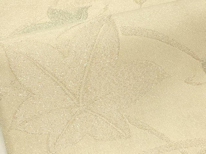 平和屋着物＊夏物　六通柄袋帯　芝草楓文　ラメ糸　正絹　逸品　CABL5421rv