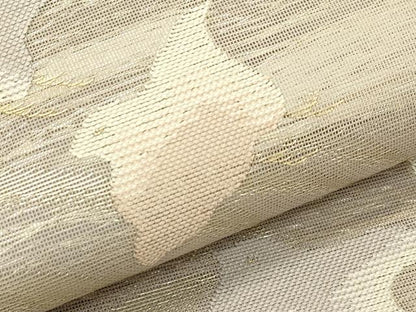 平和屋着物＊夏物　六通柄袋帯　すず風　立波千鳥文　金銀糸　正絹　逸品　CABL5426rv