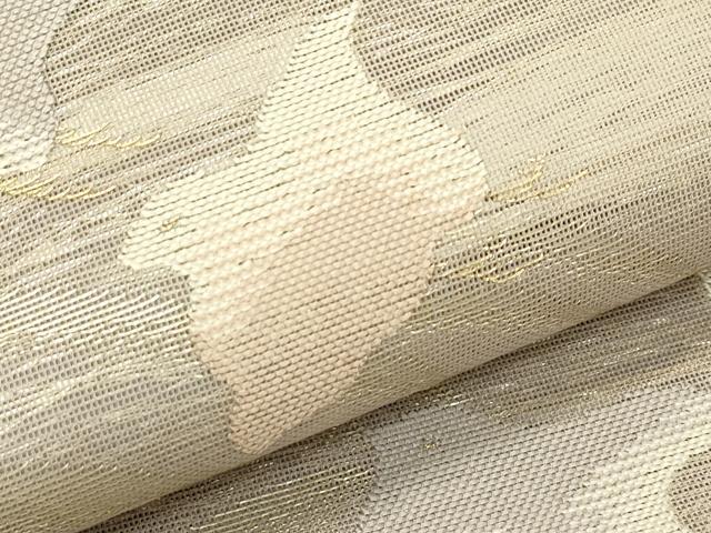 平和屋着物＊夏物　六通柄袋帯　すず風　立波千鳥文　金銀糸　正絹　逸品　CABL5426rv