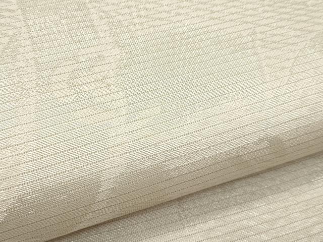平和屋着物＊夏物　西陣　川島織物　六通柄　本袋帯　草花文　銀糸　正絹　逸品　CABL5431rv