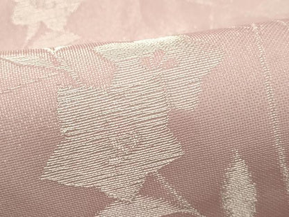 平和屋着物＊夏物　六通柄袋帯　秋草文　銀糸　正絹　逸品　CABL5436rv
