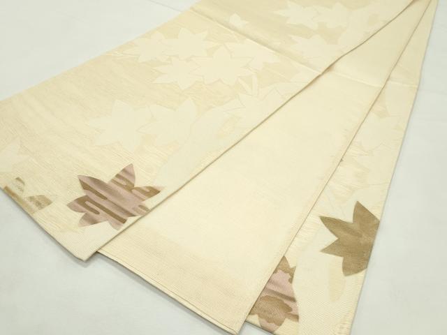 平和屋着物＊夏物　太鼓柄袋帯　楓　金彩　正絹　逸品　CABL5437rv