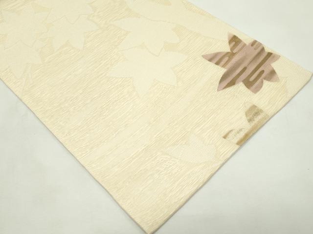 平和屋着物＊夏物　太鼓柄袋帯　楓　金彩　正絹　逸品　CABL5437rv