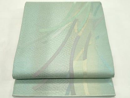 平和屋着物＊夏物　六通柄袋帯　抽象文　金銀糸　正絹　逸品　CABL5443rv