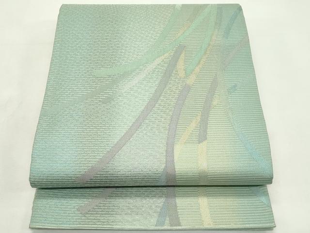 平和屋着物＊夏物　六通柄袋帯　抽象文　金銀糸　正絹　逸品　CABL5443rv