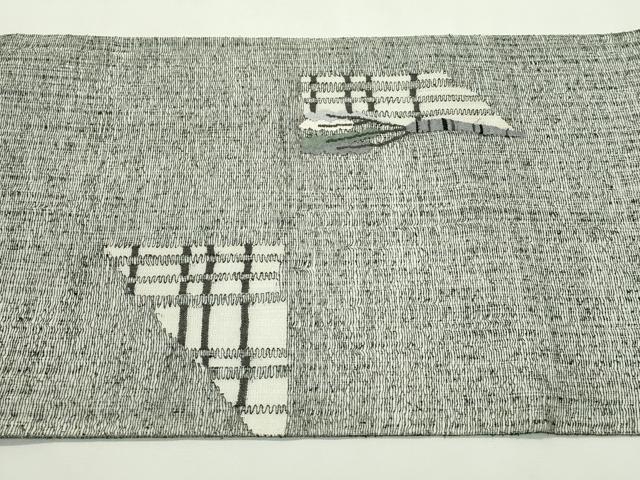 平和屋着物＊夏物　太鼓柄袋帯　すくい織　成り物　正絹　逸品　CABL5449rv