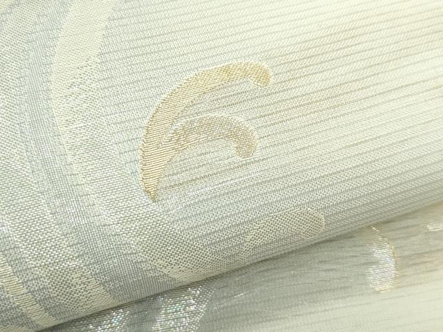 平和屋着物＊夏物　六通柄　京袋帯　唐織　草花文　金銀糸　正絹　逸品　CABL5450rv