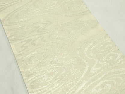 平和屋着物＊夏物　六通柄袋帯　流水文　銀糸　正絹　逸品　CABL5457rv