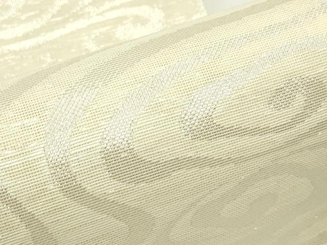平和屋着物＊夏物　六通柄袋帯　流水文　銀糸　正絹　逸品　CABL5457rv