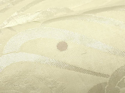 平和屋着物＊夏物　六通柄袋帯　立波文　銀糸　正絹　逸品　CABL5465rv
