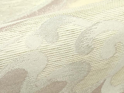 平和屋着物＊夏物　六通柄袋帯　立波文　銀糸　正絹　逸品　CABL5467rv