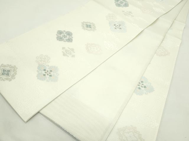 平和屋着物＊夏物　六通柄袋帯　唐織　立波花菱文　正絹　逸品　CABL5475rv