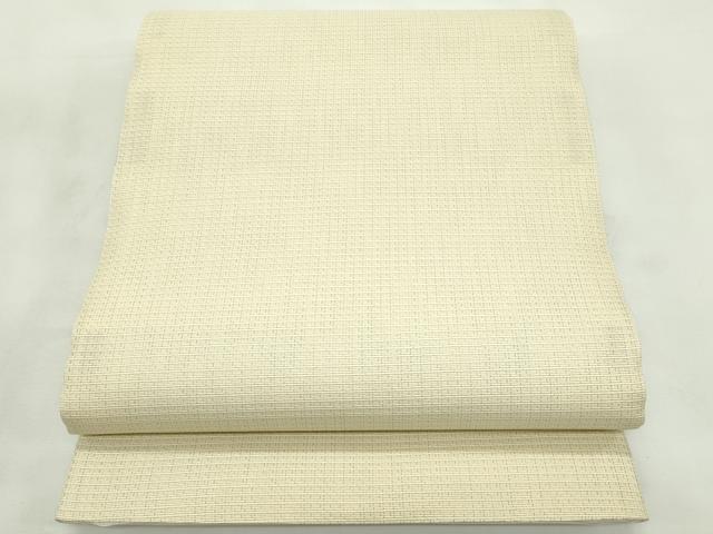 平和屋着物＊夏物　両面　六通柄袋帯　横段花文　正絹　逸品　CABL5476rv