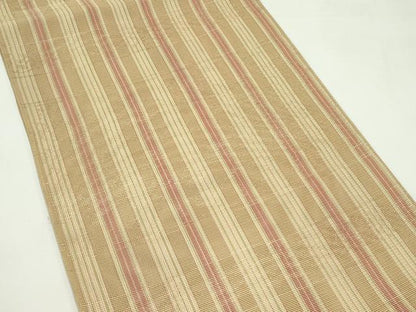 平和屋着物＊夏物　六通柄袋帯　花間道　金糸　正絹　逸品　CABL5541rv