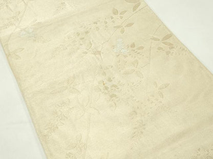 平和屋着物＊夏物　西陣　川島織物　六通柄　京袋帯　草花文　金糸　正絹　逸品　CABL5565rv