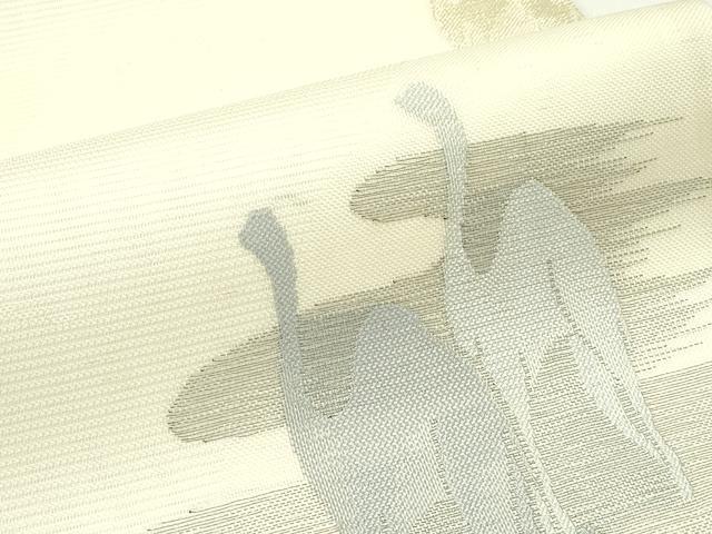 平和屋着物＊夏物　六通柄袋帯　動物　金銀糸　正絹　逸品　未使用　CABL5574rv