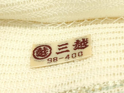 平和屋着物＊夏物　六通柄袋帯　芝草遠山文　金銀糸　三越扱い　正絹　逸品　CABL5575rv
