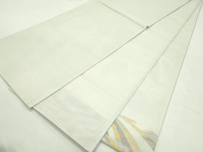 平和屋着物＊夏物　太鼓柄袋帯　絽綴れ　青海波　金銀糸　正絹　逸品　未使用　CABL5578rv