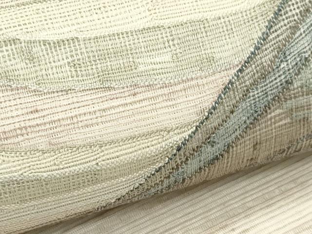 平和屋着物＊夏物　太鼓柄袋帯　流水文　正絹　逸品　CABL5587rv