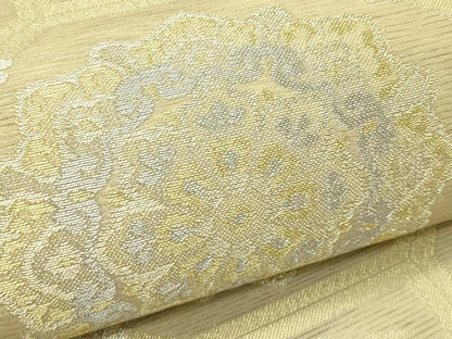 平和屋着物＊夏物　西陣　川島織物　六通柄袋帯　蜀江正倉院花鳥文　金銀糸　未使用　CABL5593rv