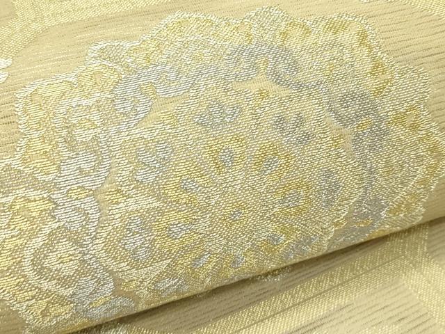 平和屋着物＊夏物　西陣　川島織物　六通柄袋帯　蜀江正倉院花鳥文　金銀糸　未使用　CABL5593rv