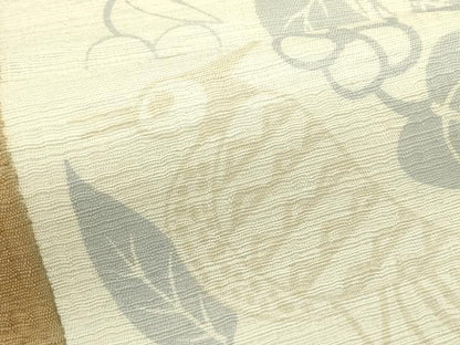 平和屋着物＊夏物　全通柄袋帯　花鳥文　正絹　逸品　CABL5595rv
