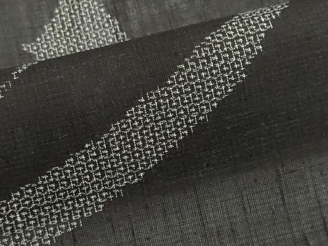 平和屋着物＊夏物　結城紬　夏結城　100亀甲　飛び亀甲柄　熨斗文　正絹　逸品　未使用　CABL5604ou