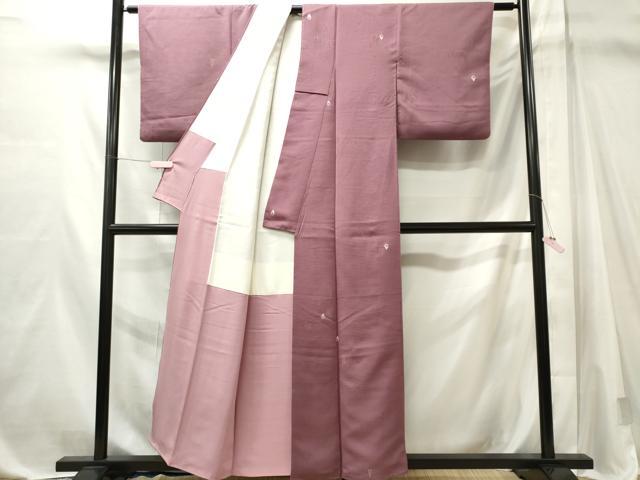 平和屋着物■上質な小紋　絞り　草木文　金糸　正絹　逸品　CABL5621ou