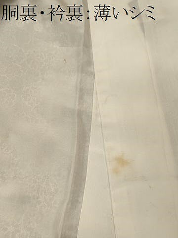 平和屋着物■上質な小紋　草花文　鬼しぼ縮緬　正絹　逸品　CABL5622ou
