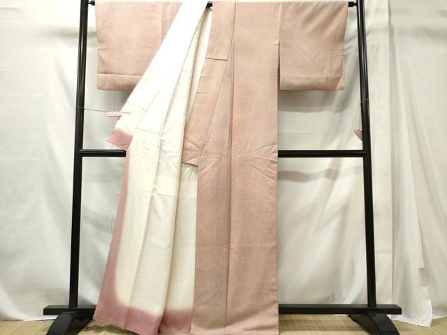 平和屋着物■上質な小紋　霞文　暈し染め　正絹　逸品　CABL5626ou