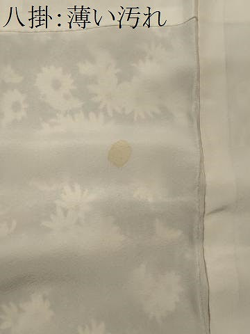 平和屋着物■上質な小紋　草花文　鬼しぼ縮緬　正絹　逸品　CABL5630ou