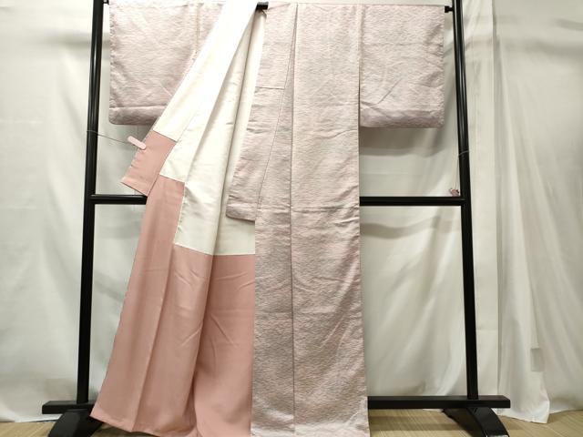 平和屋着物■上質な小紋　霞芝草文　正絹　逸品　CABL5636ou