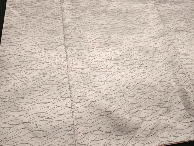 平和屋着物■上質な小紋　霞芝草文　正絹　逸品　CABL5636ou