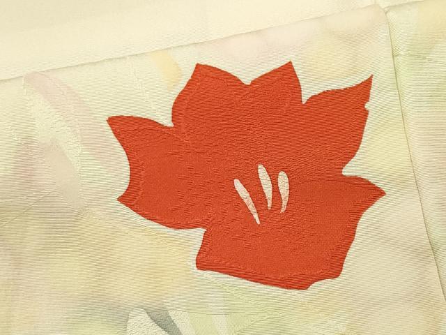 平和屋着物■上質な小紋　草花文　暈し染め　正絹　逸品　CABL5639ou