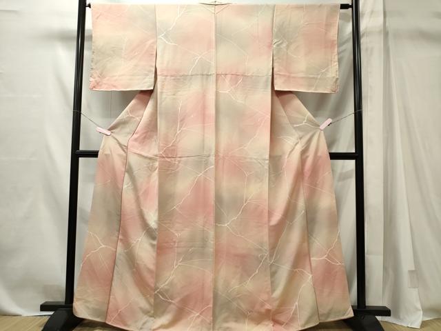 平和屋着物■上質な小紋　霞文　暈し染め　正絹　逸品　CABL5641ou