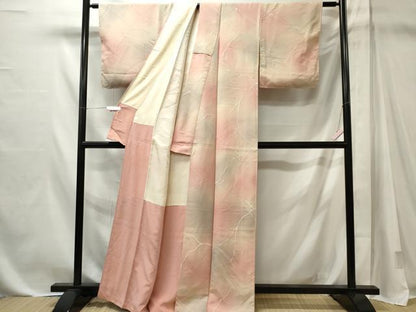 平和屋着物■上質な小紋　霞文　暈し染め　正絹　逸品　CABL5641ou