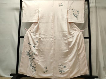 平和屋着物■訪問着　手描き　枝花文　正絹　逸品　CABL5648ou