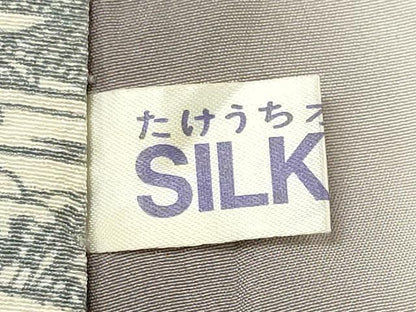 平和屋着物■上質な小紋　風景文　正絹　逸品　CABL5649ou