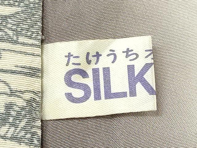 平和屋着物■上質な小紋　風景文　正絹　逸品　CABL5649ou
