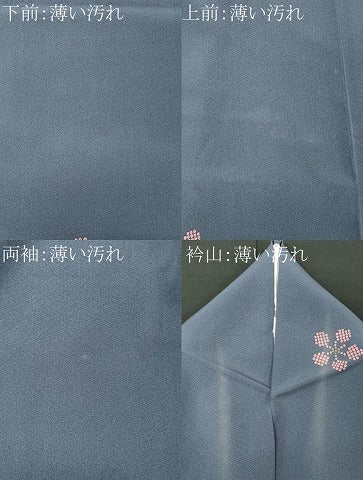 平和屋着物■上質な小紋　舞花文　正絹　逸品　CABL5650ou