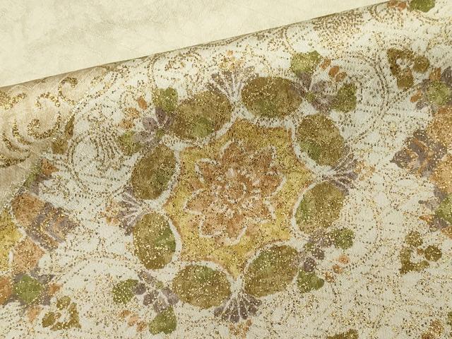 平和屋着物■訪問着　花唐草文　金彩　伊勢丹扱い　正絹　逸品　CABL5682ou