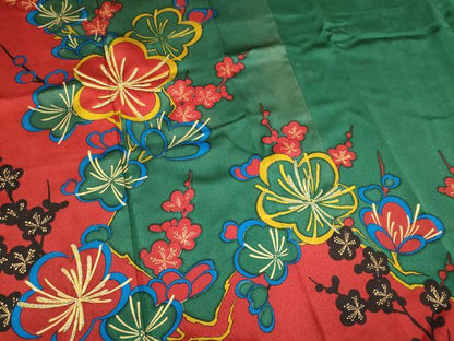 平和屋着物■豪華振袖　刺繍　枝梅文　金彩　正絹　逸品　CABL5694ou