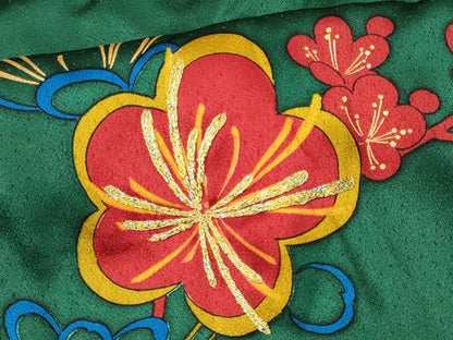 平和屋着物■豪華振袖　刺繍　枝梅文　金彩　正絹　逸品　CABL5694ou