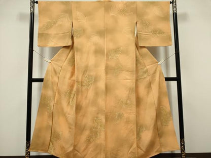 平和屋着物■上質な小紋　草木文　正絹　逸品　CABL5703ou