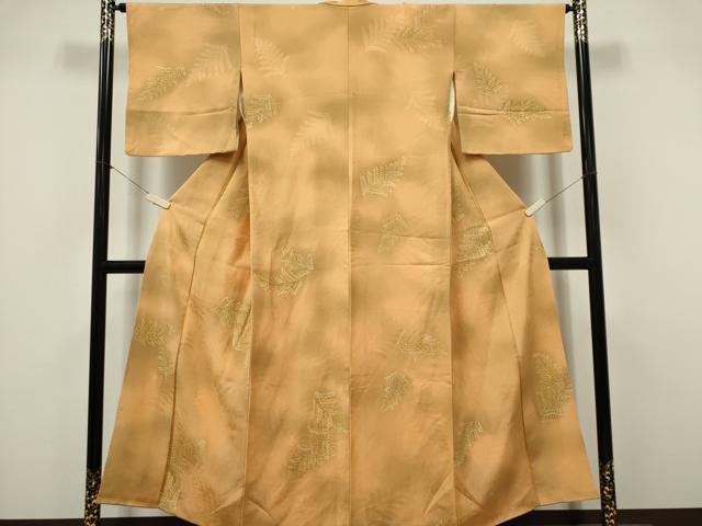 平和屋着物■上質な小紋　草木文　正絹　逸品　CABL5703ou