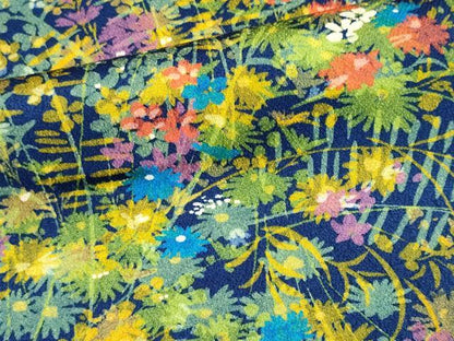 平和屋着物■上質な小紋　草花文　正絹　逸品　CABL5711ou