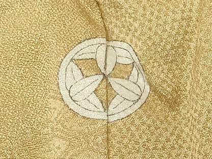 平和屋着物■上質な色無地　雲取り吉祥地紋　浅黄色　正絹　逸品　CABL5723oy